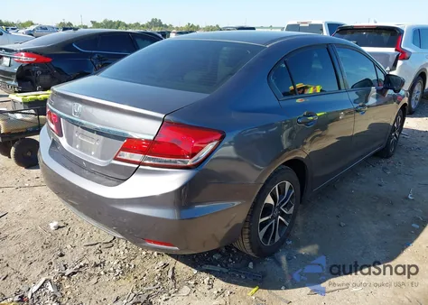 2015 Honda Civic Ex из США, поврежденный, VIN 19XFB2F8XFE044472